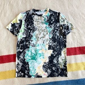Kanghyuk crinkle print tee shirt
